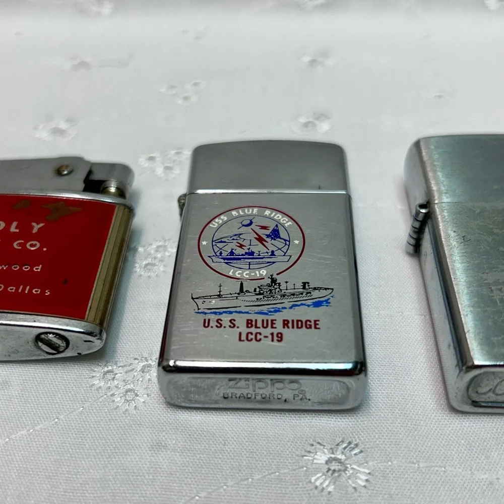 Lot of 6 Assorted Vintage Cigarette Lighters Vintage Lighter Collection - Picture 3 of 10